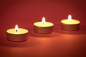 Three candles