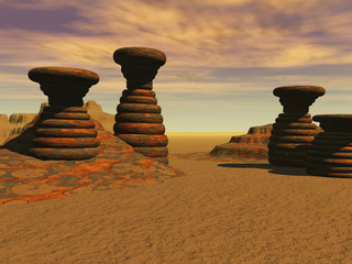Hormigueros en el desierto © Pablo Armelles