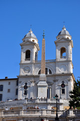 Fototapeta premium Rom - Piazza di Spagna - Trinità dei Monti