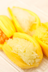 Colorful Thai style native dessert