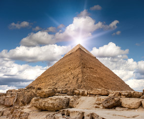 Fototapeta na wymiar Giza piramidy