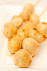 Thai style meatball