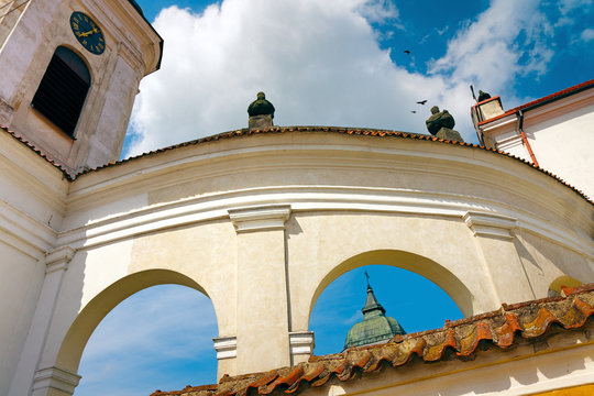 Baroque Arches of Church of the Holy Trinity - Tykocin / Poland