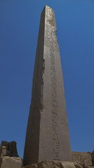 Monolito egipcio del templo de Karnak