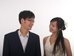 Asian couple