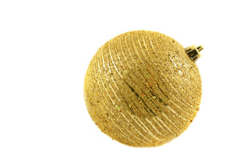 Christmas golden ball