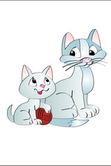 cat and kitten