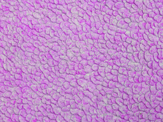 Full Frame Background of a Purple Lambs Woolen Fabric