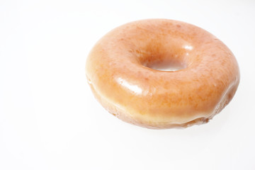 Donut with a sugar glaze