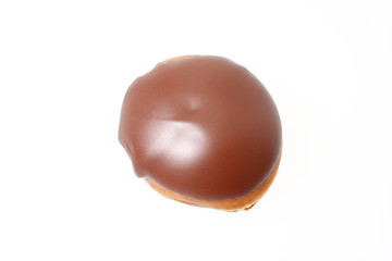 Donut with chocolate glaze