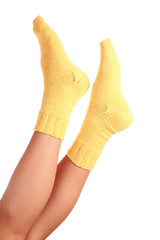woollen socks .
