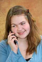 Teen Talking on Cell Phone