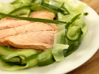 Salmon and Cucumber Salad