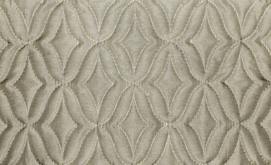 beige fabric material texture with rhombs