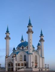 Plakat Meczet Kul Szarif w Kazaniu Kremla. Rosja