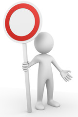 Empty universal forbidden sign