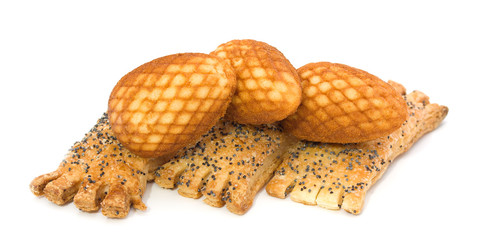 Cookies isolated on a white background