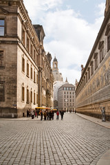 Fototapeta na wymiar Historical center of city Dresden
