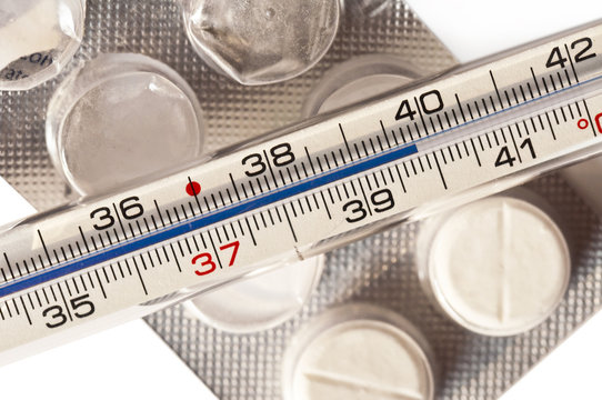 Thermom&egrave;tre et cachets
