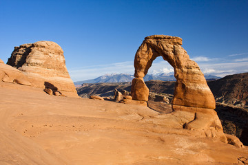 Fototapeta na wymiar Delicate Arch at Arches National Park, Utah
