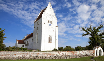 Elmelunde Kirke church in Denmark