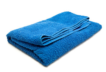 blue towel