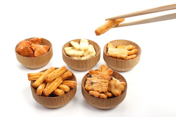 Japanese rice crackers