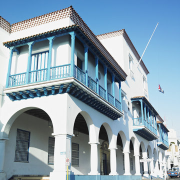town hall, Parque Céspedes, Santiago de Cuba, Cuba