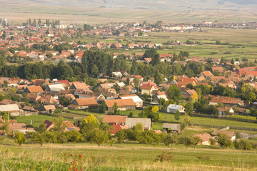Fototapeta na wymiar Village general view