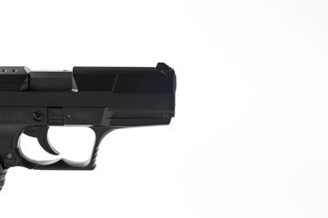 拳銃のアップ