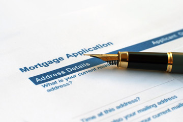 Obraz premium Mortgage form