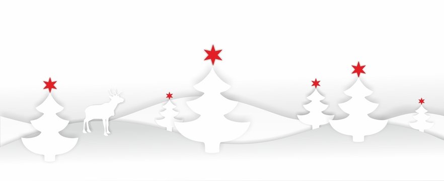 Rentier Weihnachten Rot