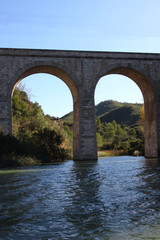 Fototapeta na wymiar Brücke am Ebro