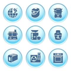 Icons on blue buttons 17