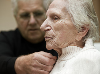 Greisin im Pflegeheim