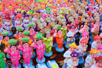 Colorful Clay Idols