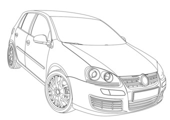 Fototapeta premium Car GV