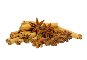 Zimtstange und Anisstern - cinnamon stick and star from anis 06