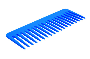 Blue hairbrush