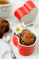 Banana chocolate muffins