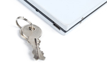 Portable hard driver and key