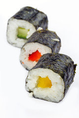 Sushi isolated