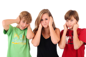 Teens Ohren zu 1110