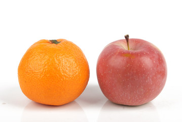 Apple and orange