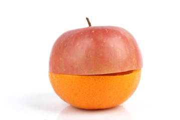 Apple and orange