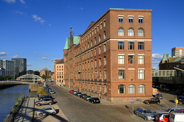 Fototapeta premium Sandthorquaihof in der Hamburger Speicherstadt