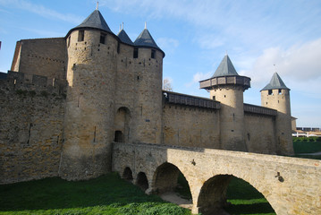 Fototapeta na wymiar Wakacje w Carcassonne