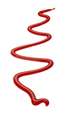 ketchup line dirty seasoning condiment food