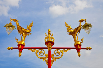 Obraz premium Golden Thai Swan