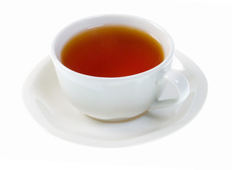 cups of tea.Isolated